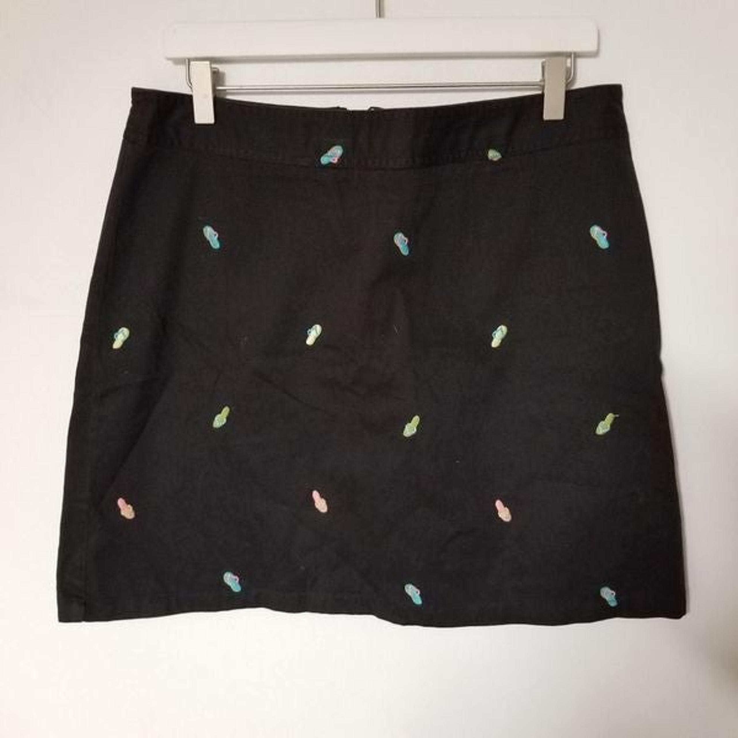 Black Khacki Sandal Size 10 skirt summer