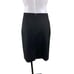 Club Monaco wool blend black pencil skirt