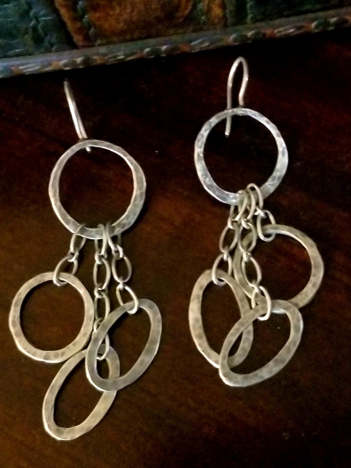 Rare Silpada Sterling Silver Links Earrings