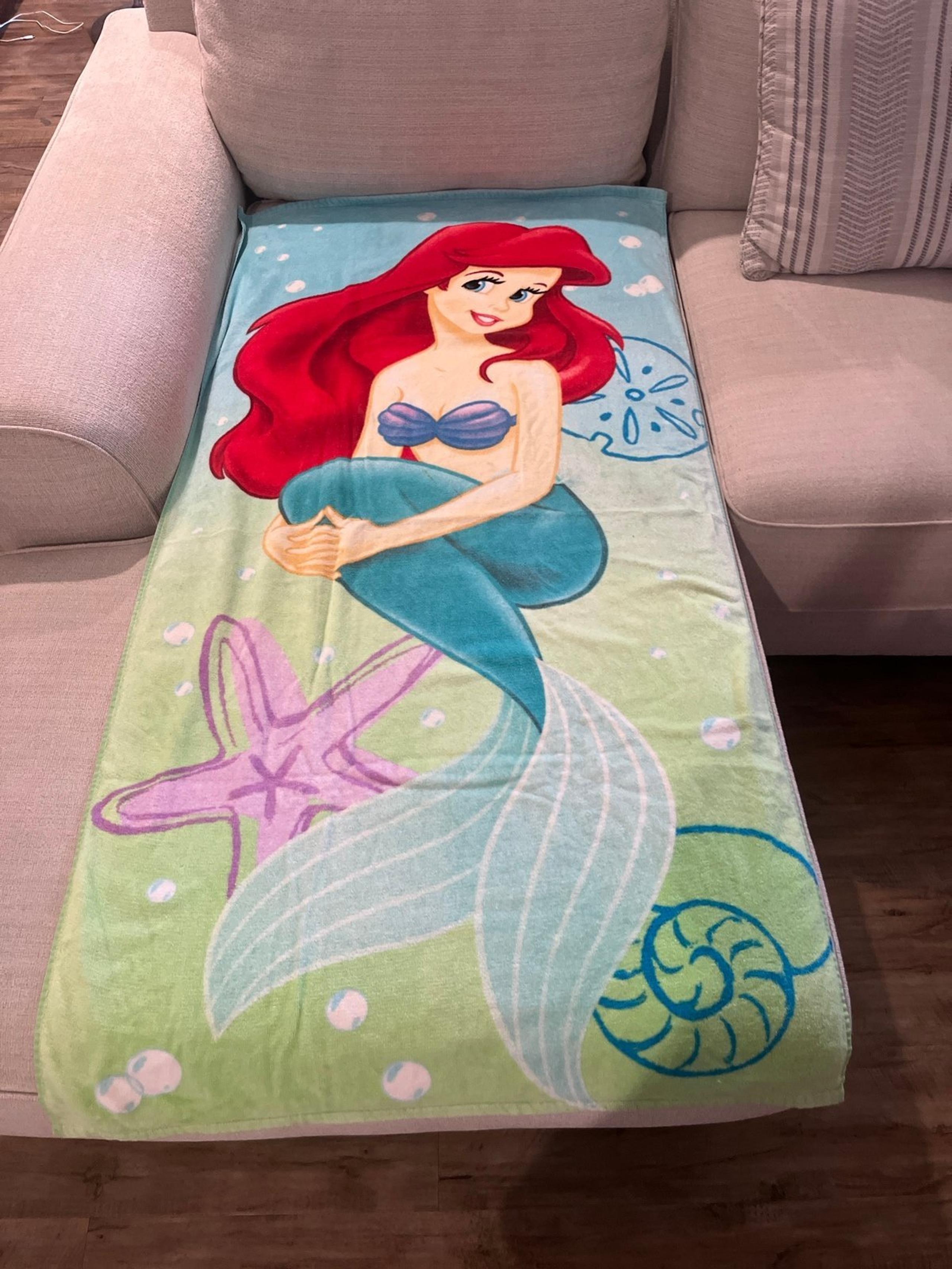 Disney Ariel Princess the little mermaid beach towel