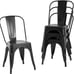 NEW! Set of 4 Metal Chair Indoor/Outdoor Chairs