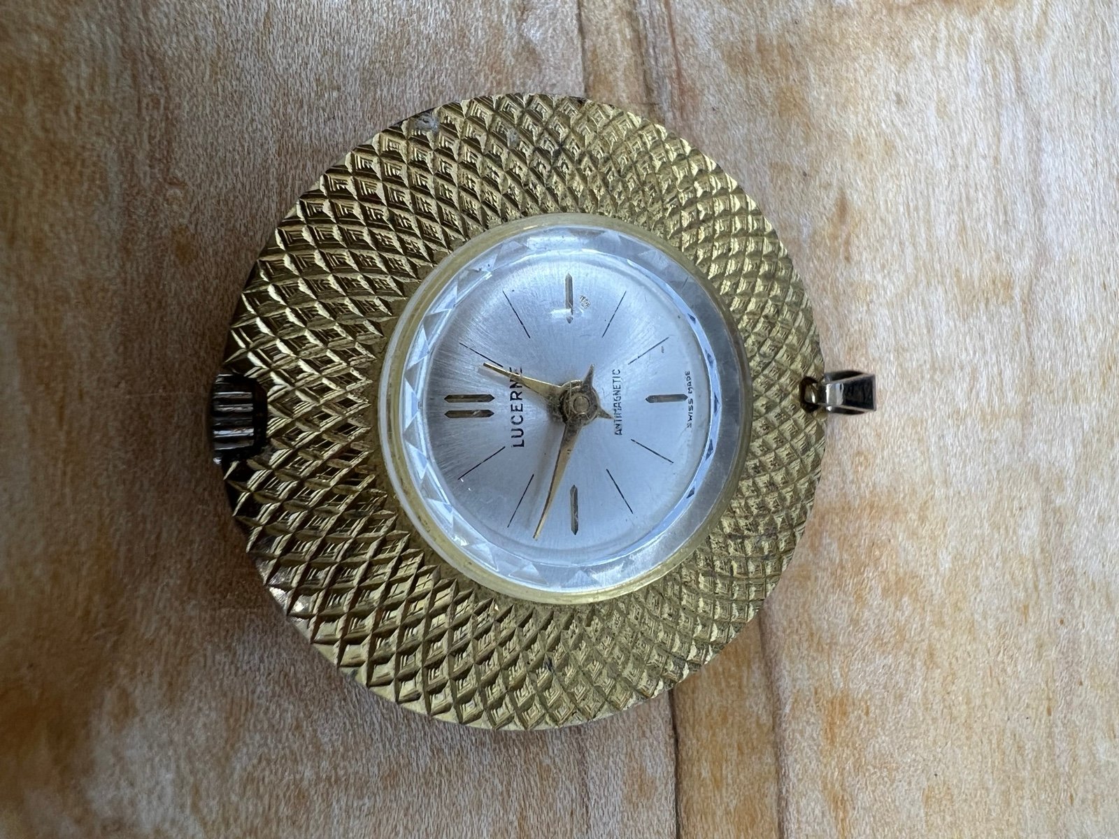 Vintage Lucerne Swiss Pocket Watch – Anti-Magnetic – 120