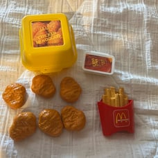 Vintage Fisher Price McDonalds Fun with Food Chicken Nuggets and Fries