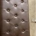 Brown storage ottoman