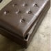 Brown storage ottoman