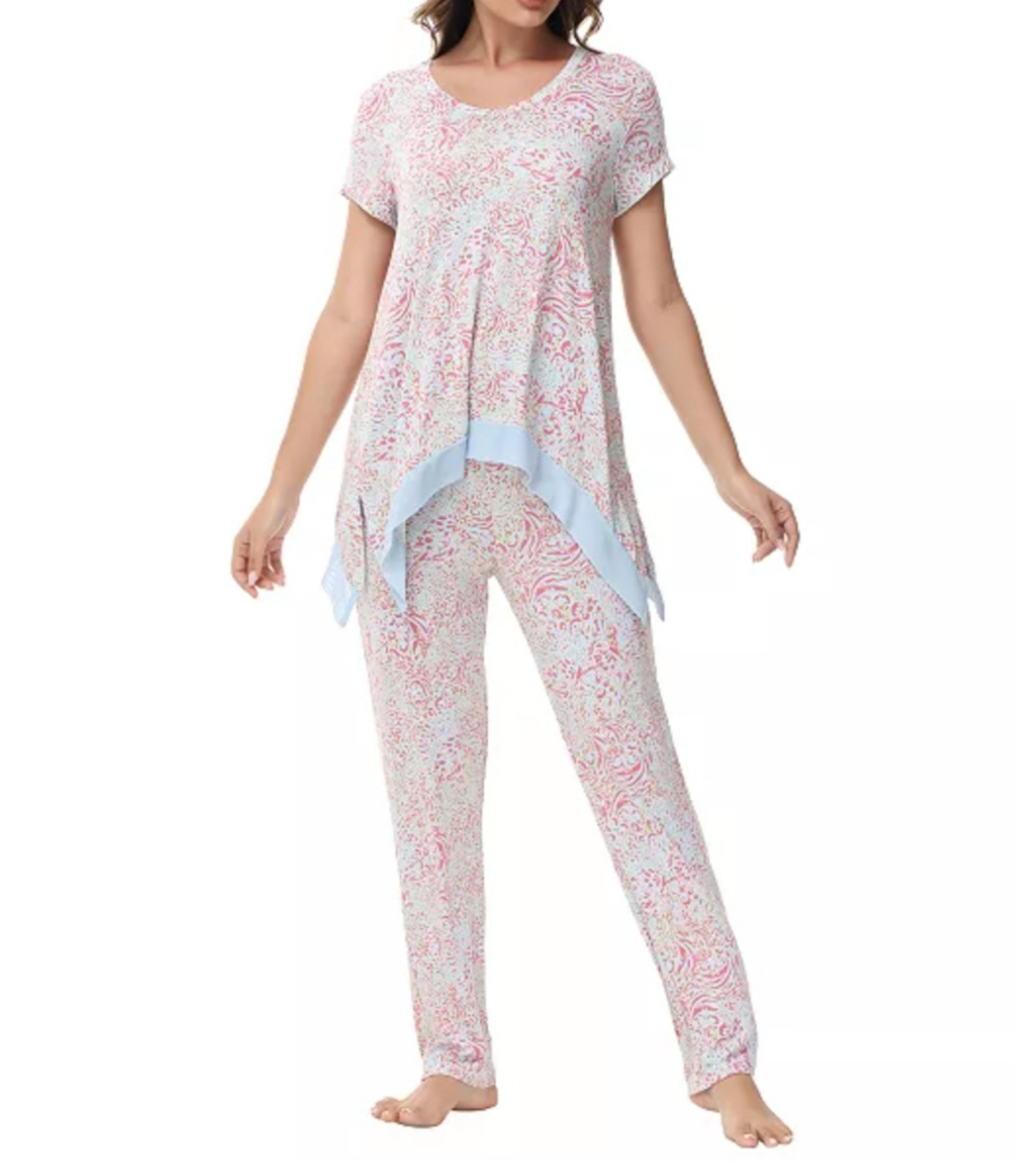 Lori Goldstein Cheetah Sleepwear Set. Women's Size Small.