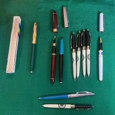 (2) Fountain Pens & regular pens LOT
