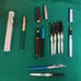 (2) Fountain Pens & regular pens LOT
