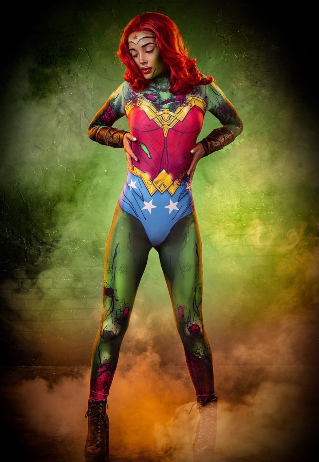 Wonder Woman inspired zombie costume