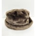 Ben Berger Luxury Collection Faux Fur Vintage Bucket Hat Brown
