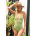 NWT! BECCA by Rebecca Virtue Color Code One Piece, Size Small, Sage