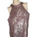 Cable and Gauge Halter Tank Top Medium Pink Sequin Y2K Fairycore Party New