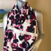 Lululemon Vinyasa Scarf *French Terry Inky Floral Ghost Inkwell Bumble Berry