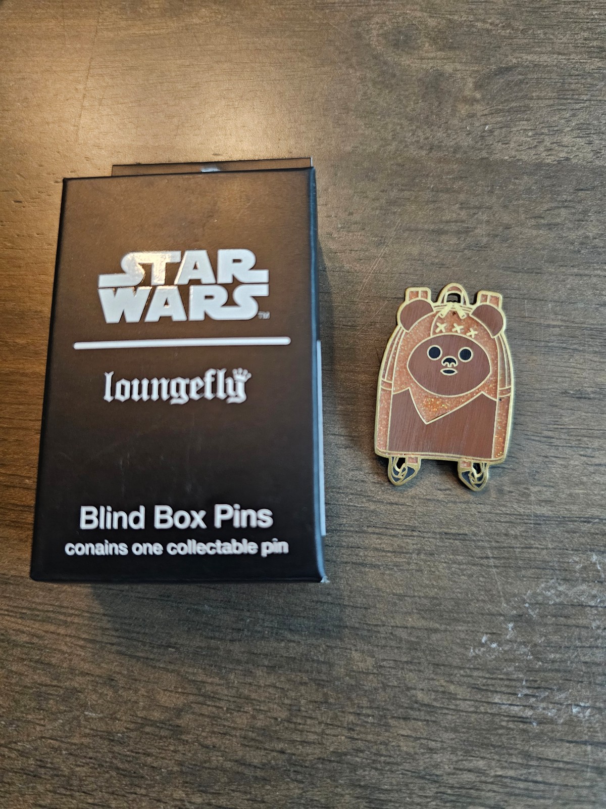 Ewok Chaser Star Wars Loungefly Backpack Pin