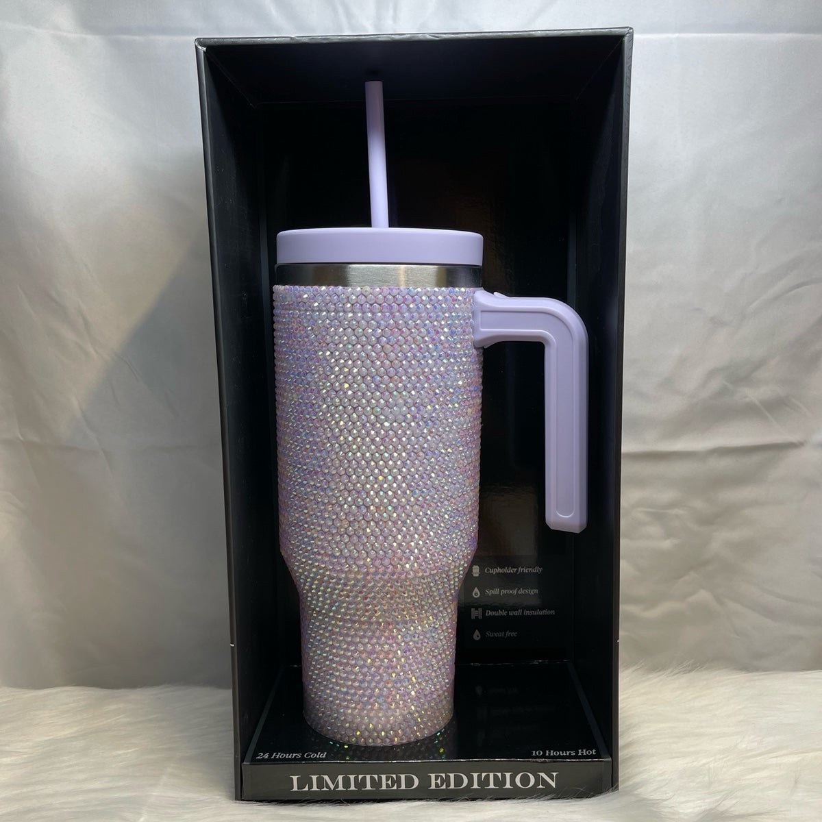 Hydrapeak Limited Edition Studded Purple Tumbler