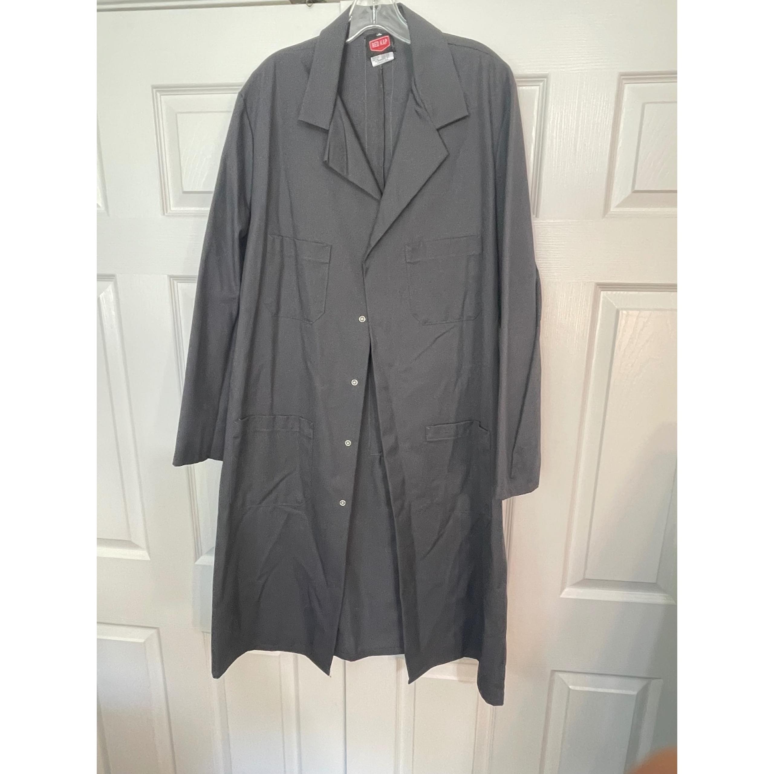 Red Kap Work Coat Shop Coat Mechanic Coat Lab Coat Gray Size 40-RG