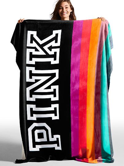 Victoria secret pink sherpa blanket RARE/HTF