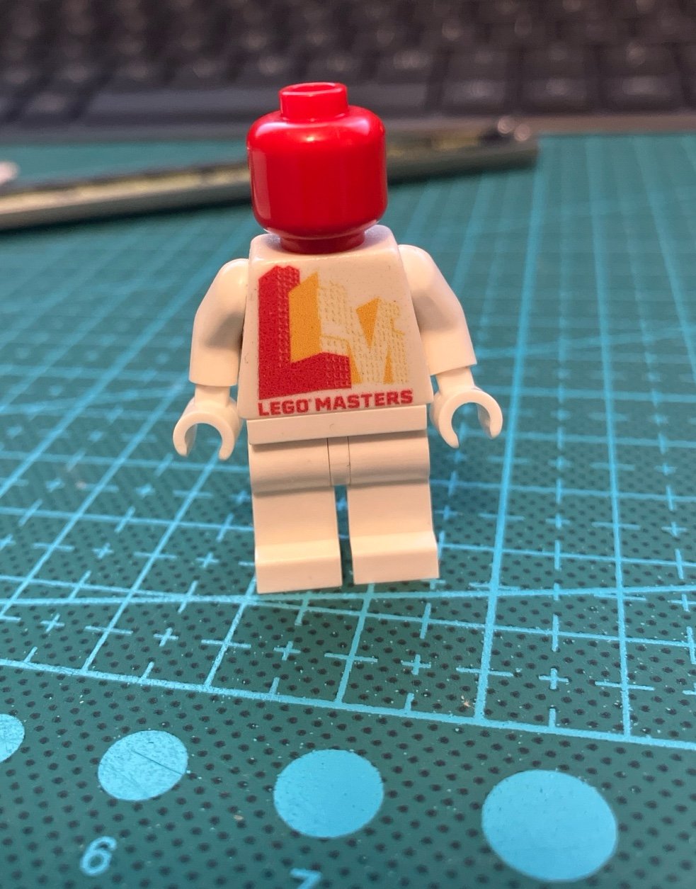 Lego Masters custom minifigure SDCC