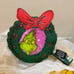 Dr. Seuss Grinch Christmas Wreath Figural Crossbody Loungefly