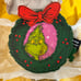 Dr. Seuss Grinch Christmas Wreath Figural Crossbody Loungefly
