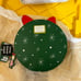 Dr. Seuss Grinch Christmas Wreath Figural Crossbody Loungefly