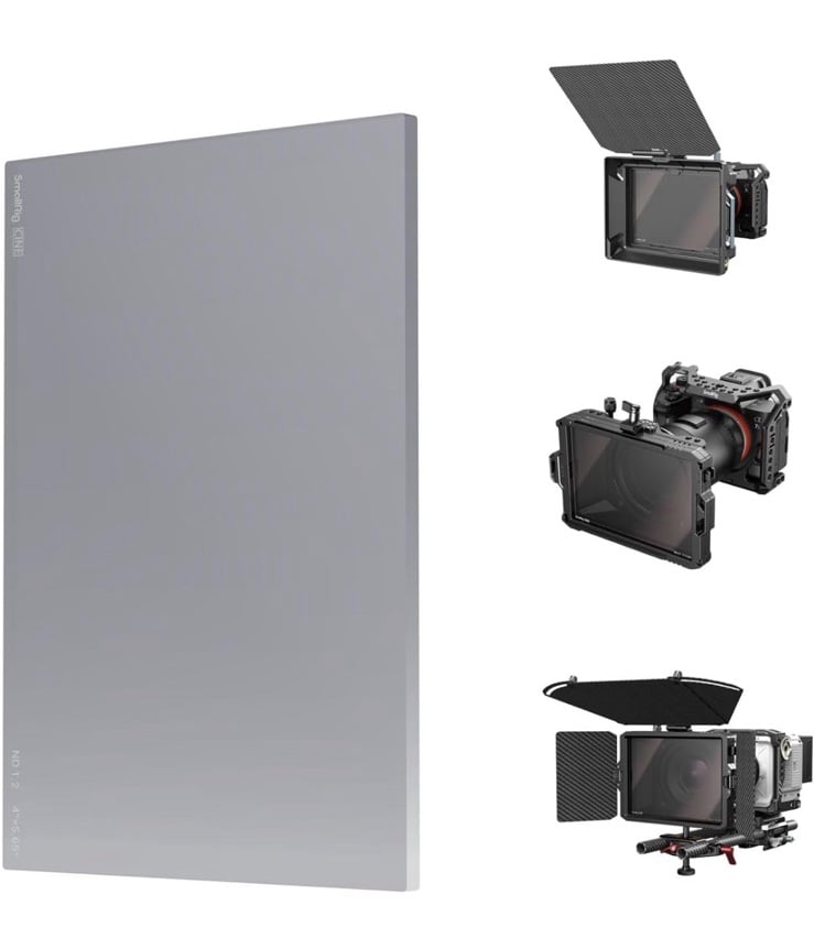 SmallRig 4 x 5.65 ND 1.2 (4 Stop) Filter, Square Neutral Density Filter 3589