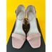 Pelle Moda Gabi II Ankle Strap Sandals Heels Womens 7.5 M Pink Suede Strappy NWB