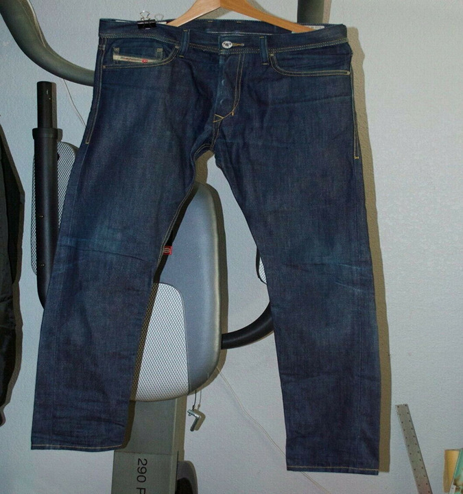 Mens Diesel Tepphar Wash 008Y9 turbo slim skinny carrot jean