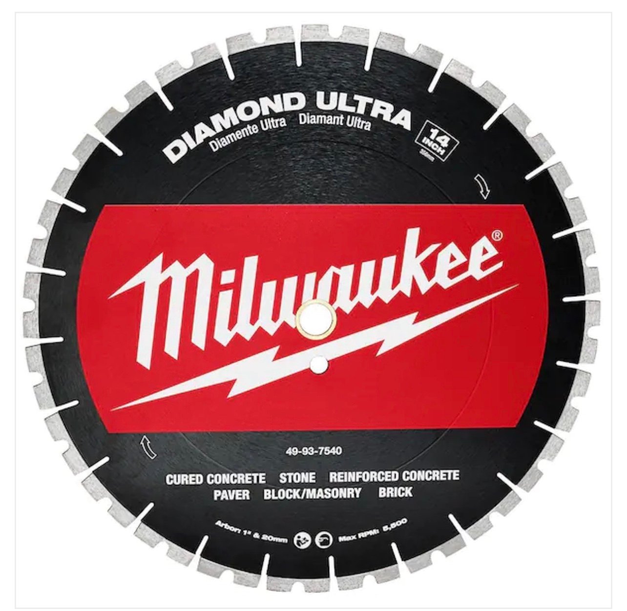 Milwaukee 14 In. Diamond Ultra Segmented Blade
