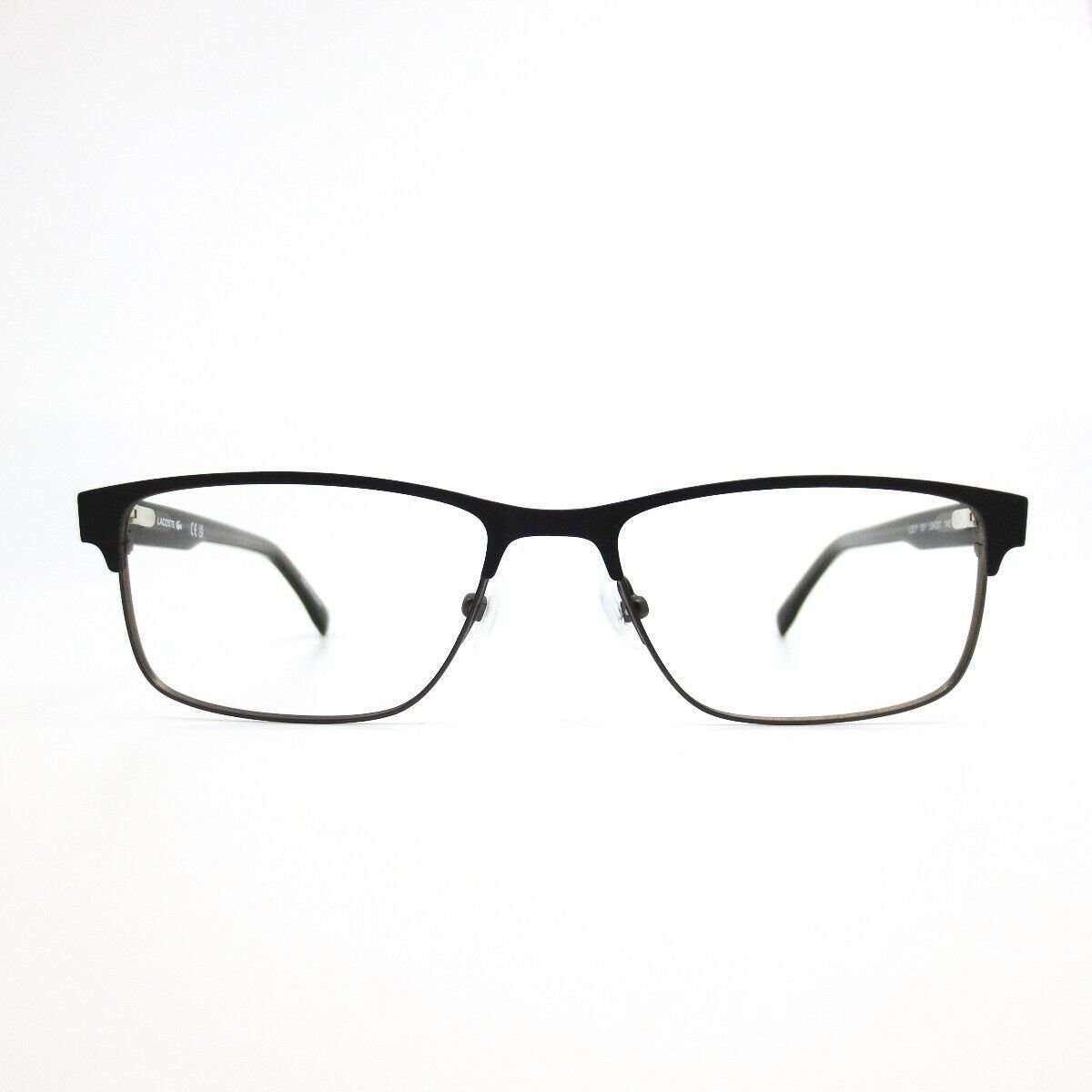 Lacoste L2217 001 Eyeglasses Men's Matte Black Full Rim Rectangle 54-17-145