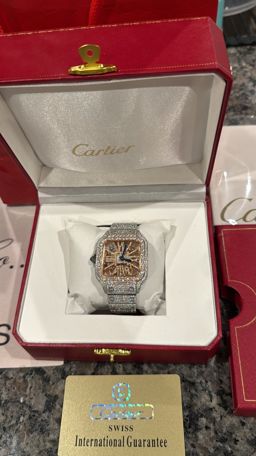 VVS+ Moissanite Custom Watch