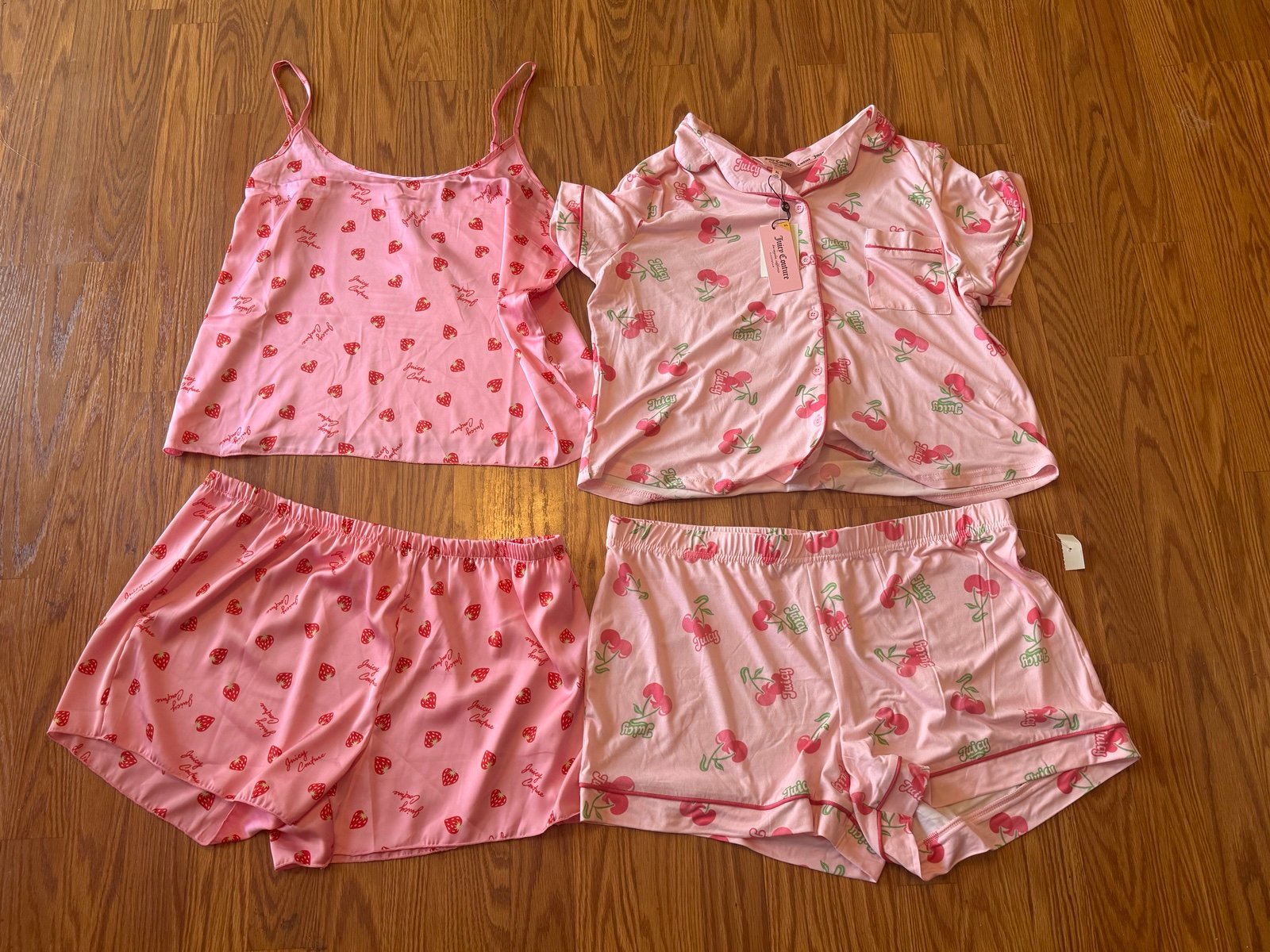 Strawberry and Cherry PJ Set Size L
