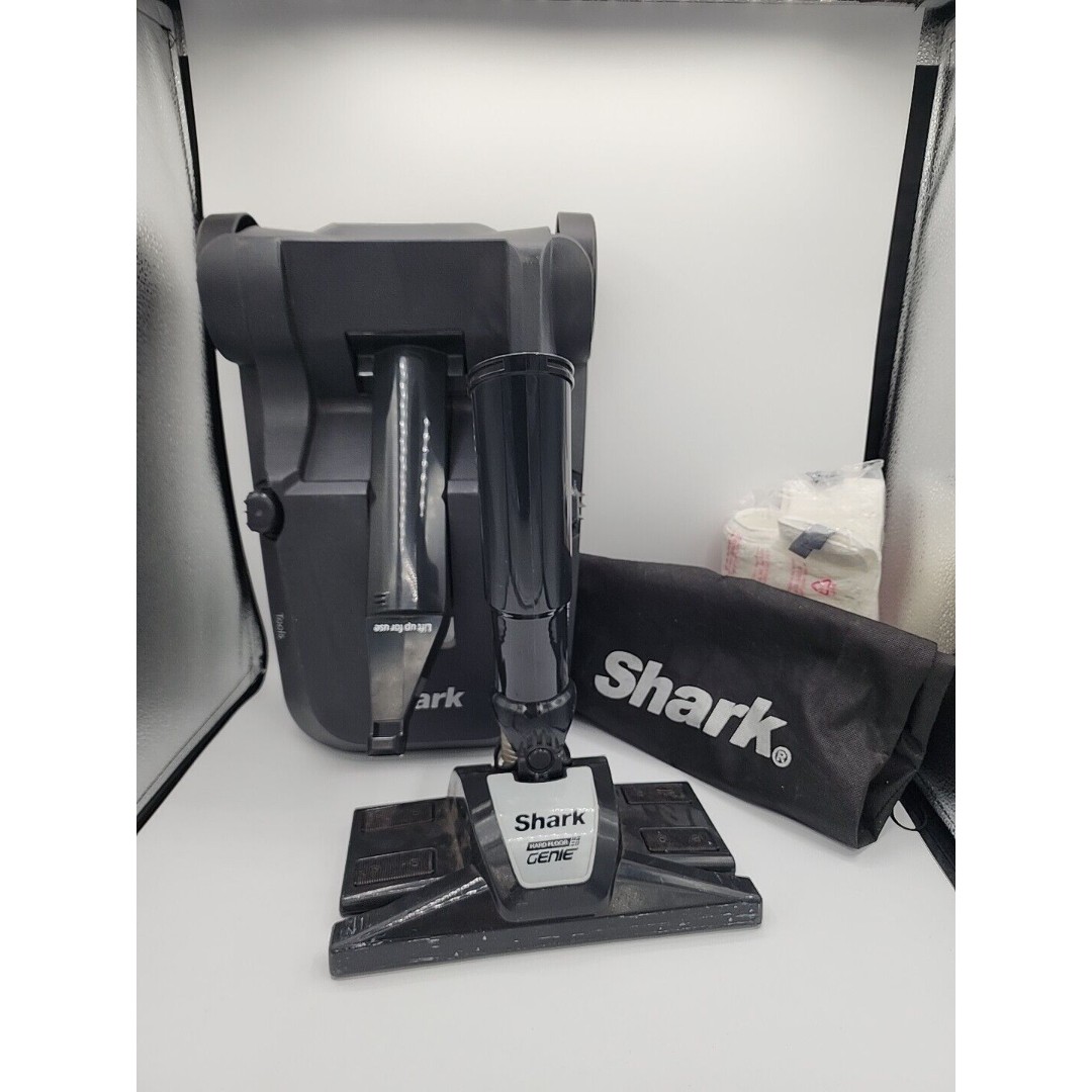 Shark Genie Attachments Hard Floor Duster Sweeper Tool + 2 Replacement Mop Pads