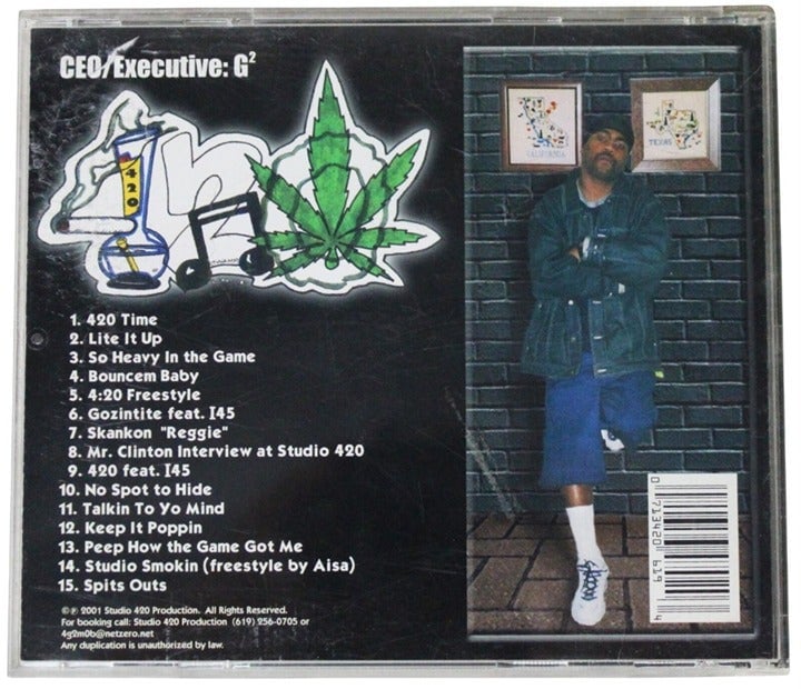 SKANLESS JOE Keepin Ya Subbin SIGNED CD 2001 West Coast G