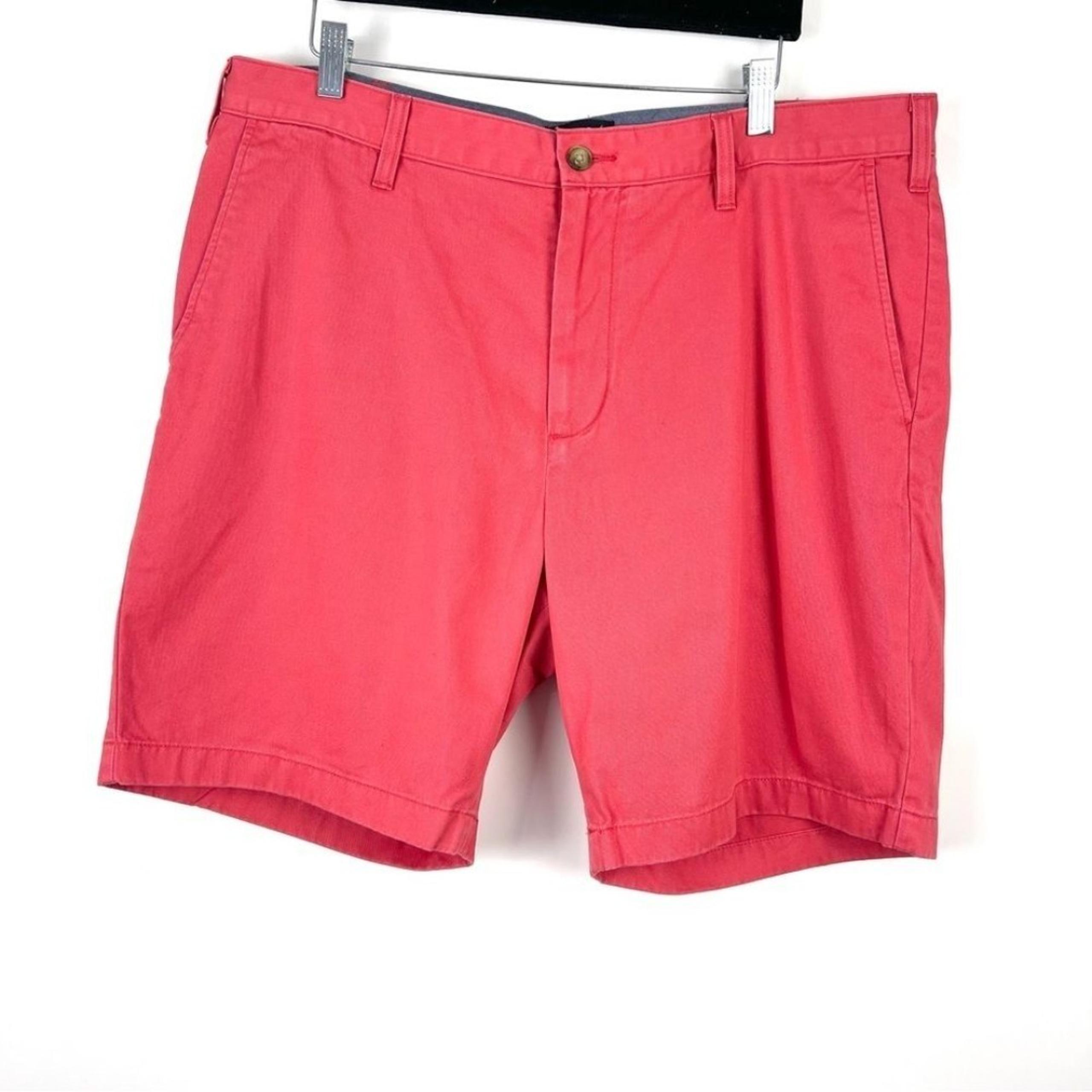 Nautica Classic Fit The Deck Shorts Casual Men's Size 38 Coral Pink