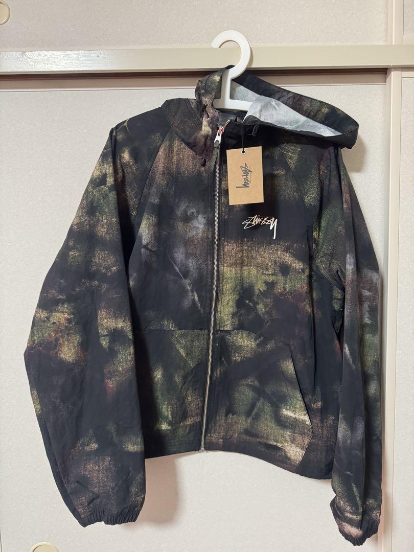 Stussy BEACH SHELLSTENPAT CAMO Nylon Jacket M