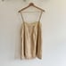 Designer Dosa Rose Gold Metallic Linen Mini Dress 1-1400