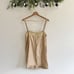 Designer Dosa Rose Gold Metallic Linen Mini Dress 1-1400