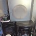 Panasonic Stereo SA-AK300; Sony Speaker; & Zenith Extreme Bass SubWoofer Speaker