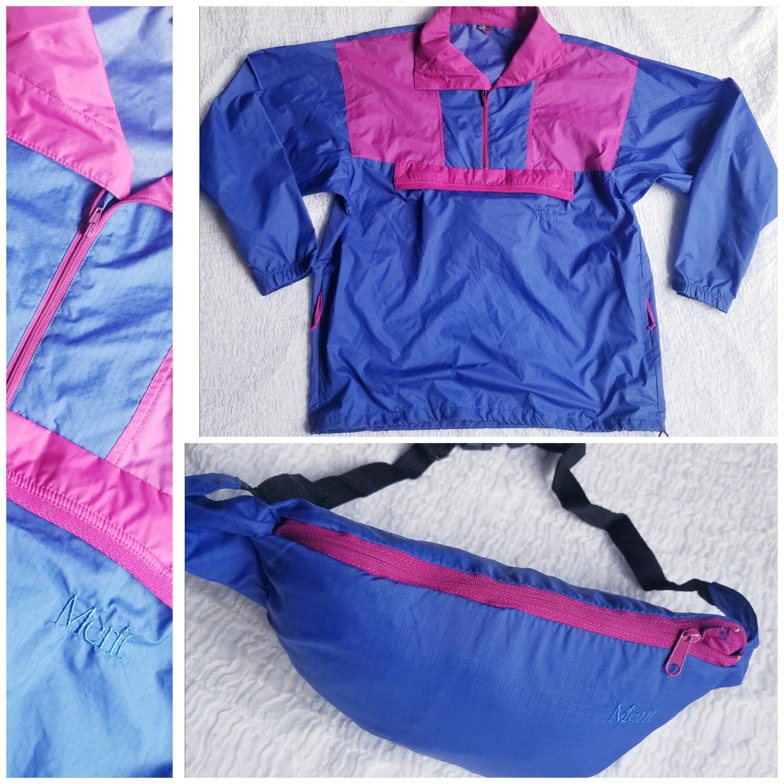 Rave Fanny Pack Vintage Colorblock Windb