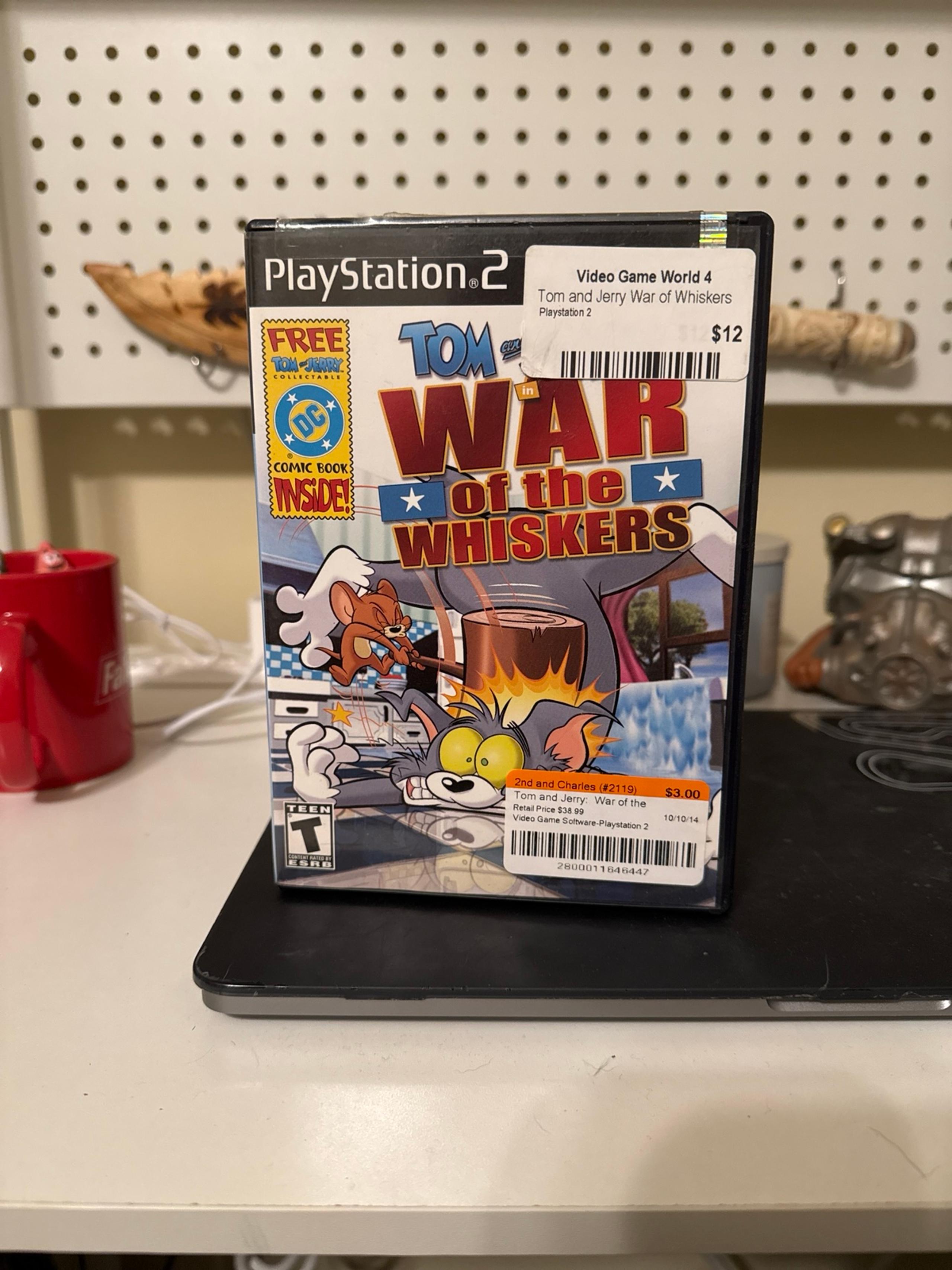 Tom and Jerry War of Whiskers For PlayStation 2