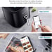 Air fryer Compatible with APP & Alexa