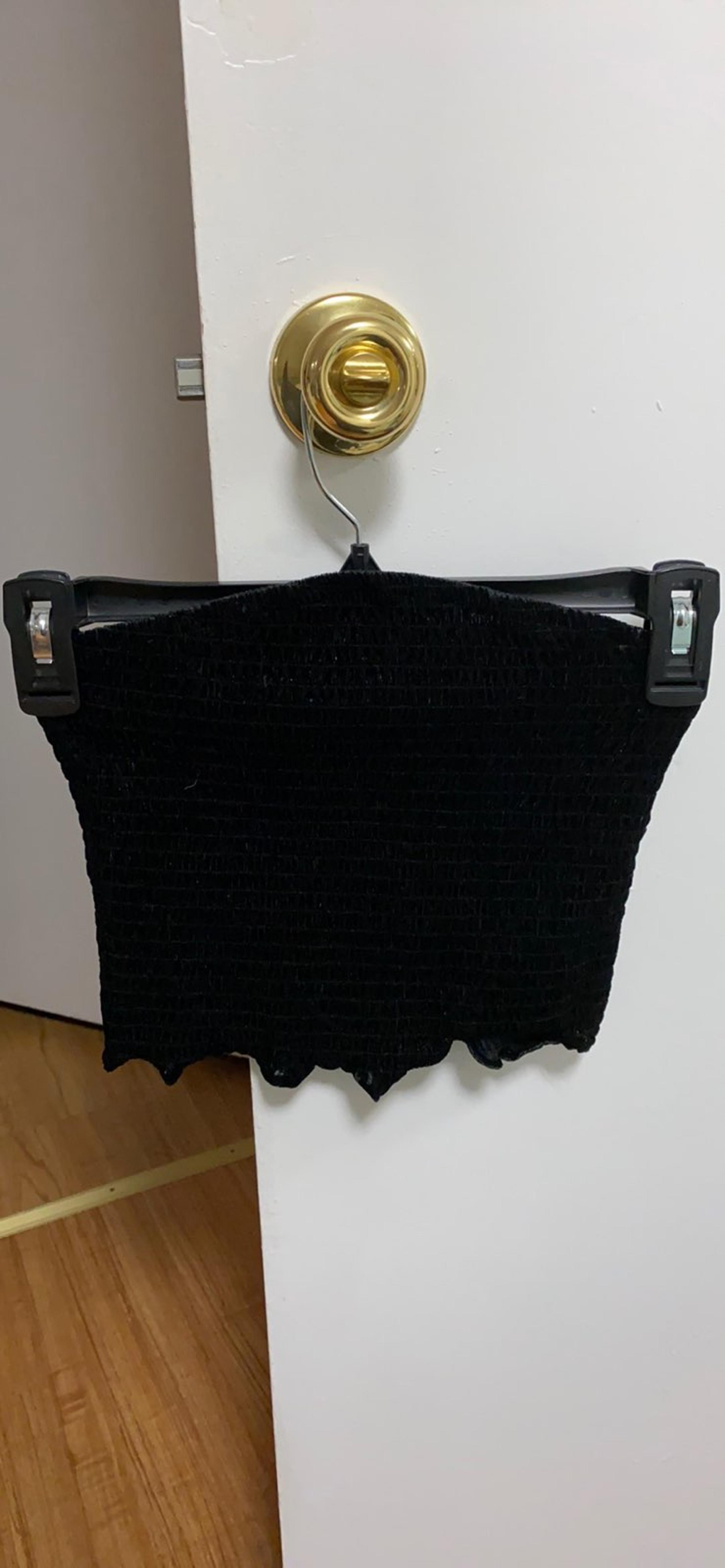 Velvet tube top