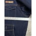 Willie Esco Denim Dungarees Jacket Men's Size 2XL Blue Y2K Baggy Relaxed Fit