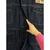 Willie Esco Denim Dungarees Jacket Men's Size 2XL Blue Y2K Baggy Relaxed Fit