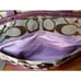 Coach Signature Stripe Diaper Baby Bag Multifunction Tote, Rare Mauve GUC