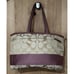 Coach Signature Stripe Diaper Baby Bag Multifunction Tote, Rare Mauve GUC