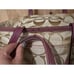 Coach Signature Stripe Diaper Baby Bag Multifunction Tote, Rare Mauve GUC