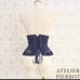 Atelier Pierrot Fril Short Corset Blue Gothic Lolita
