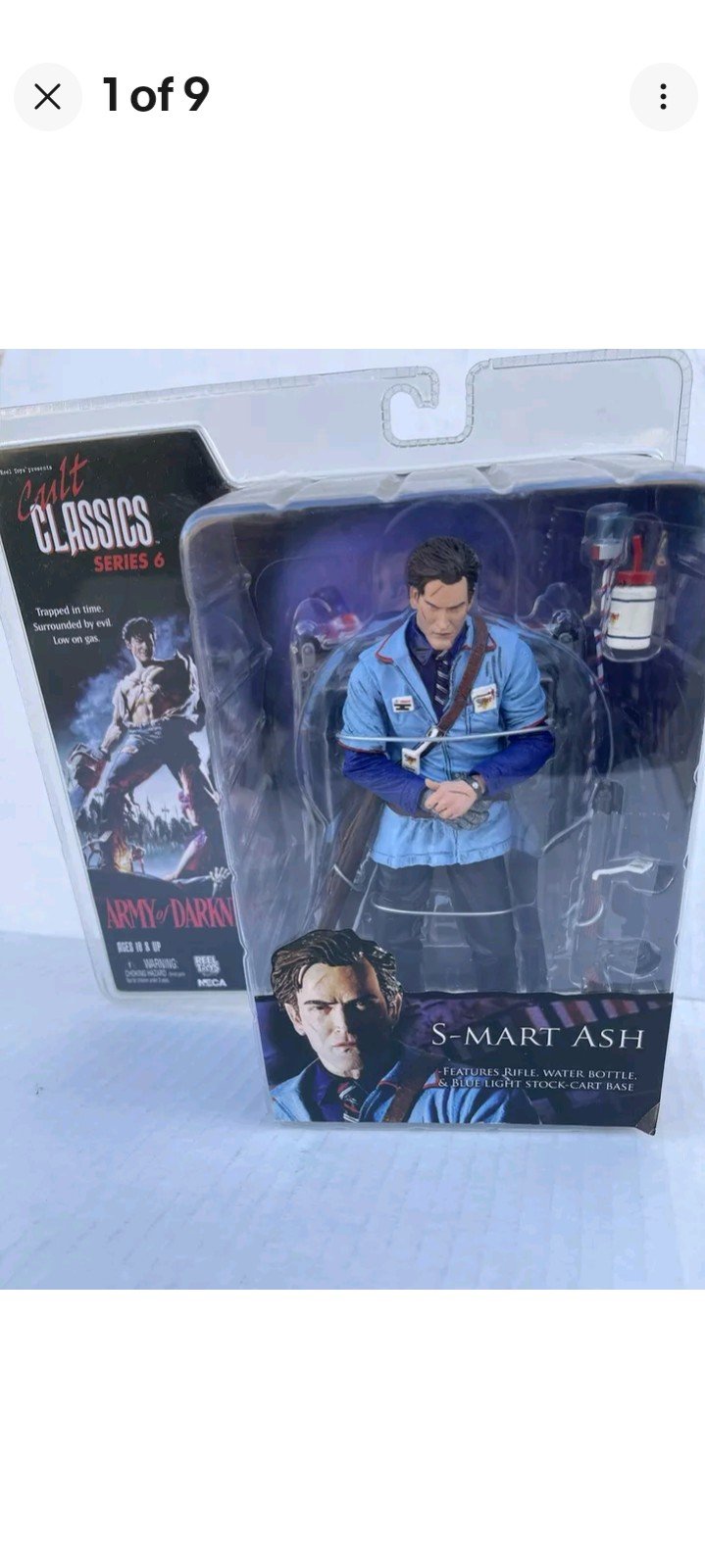 NECA Army of Darkness Cult Classics Icons Series 6 S-Mart Ash Action Figure